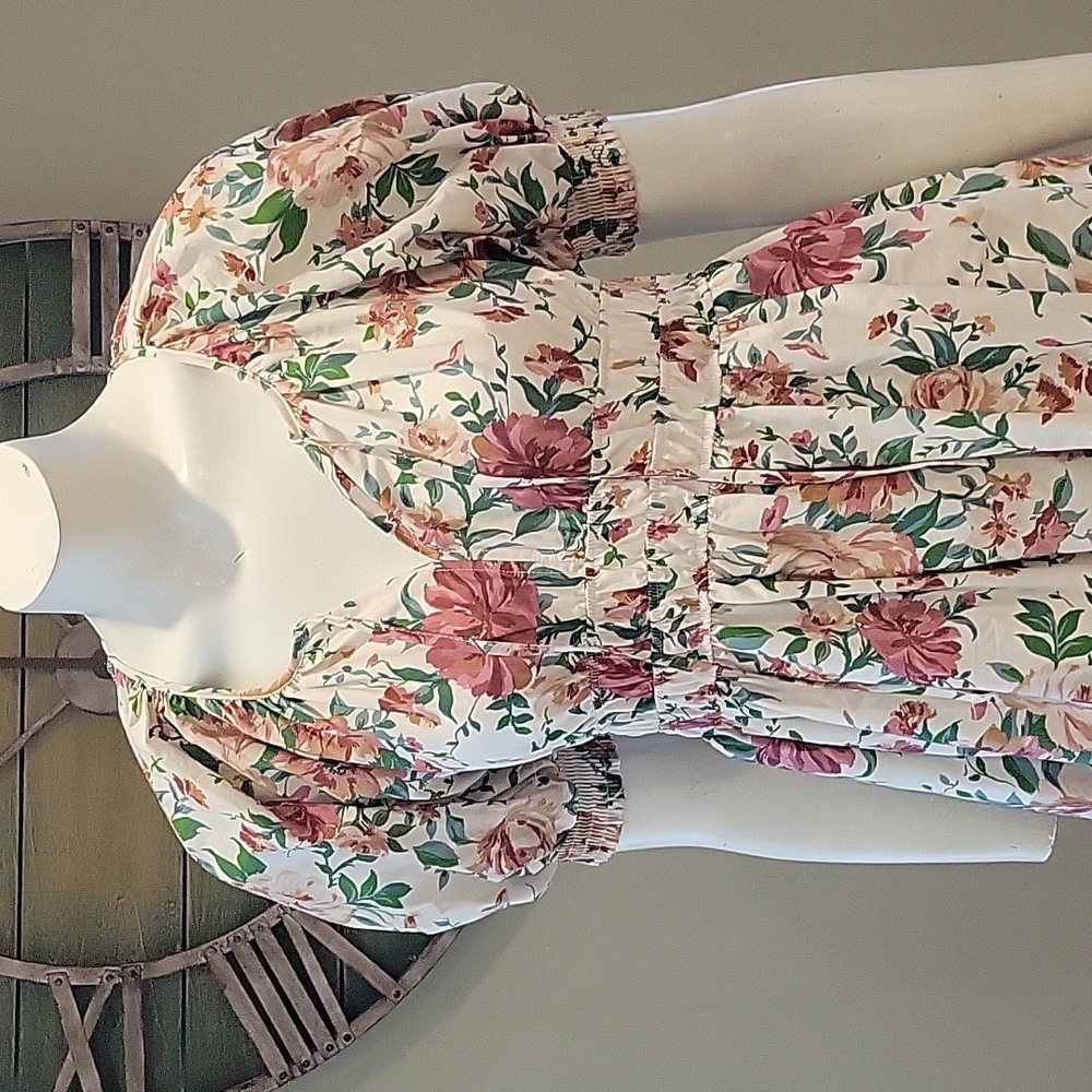 Anthropologie The Somerset Maxi Dress Puff Sleeve Edition - Picture 3 of 15